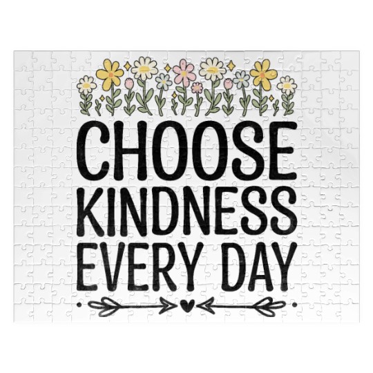 Choose Kindness Every Day Jigsaw Puzzles