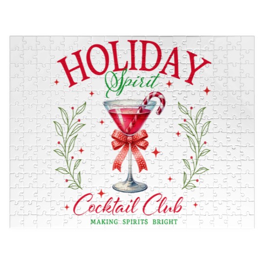 Holiday Spirit Cocktail Club Jigsaw Puzzles