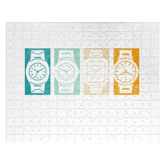 Watch Collector Watchmaker Time Old School Jigsaw Puzzles