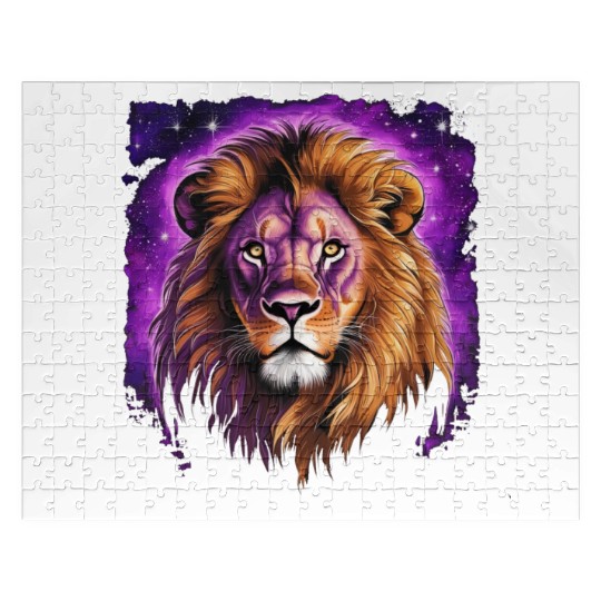 Starry Night Jigsaw Puzzles design of lion Rembrandt style