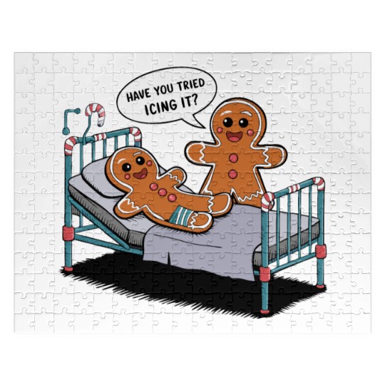 Christmas Gingerbread Hospital Humor Jigsaw Puzzles