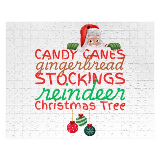 CANDY CANES Jigsaw Puzzles