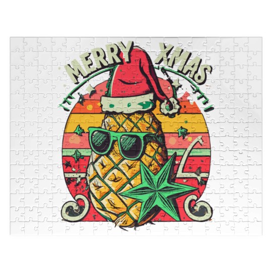 Pineapple Christmas Jigsaw Puzzles