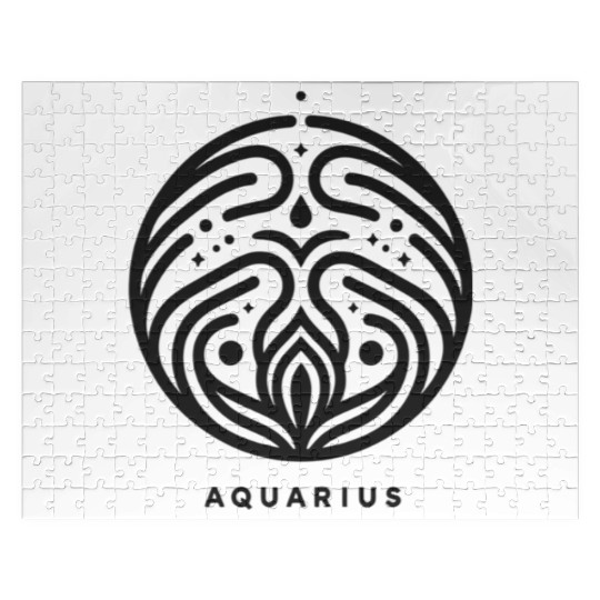 Zodiac Aquarius Jigsaw Puzzles