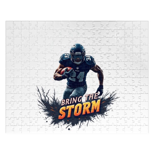 Bring the Storm: Electrifying Football Action Jigsaw Puzzles