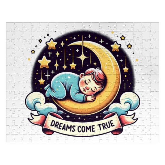 Dreams Come True Under Starry Night Sky Jigsaw Puzzles
