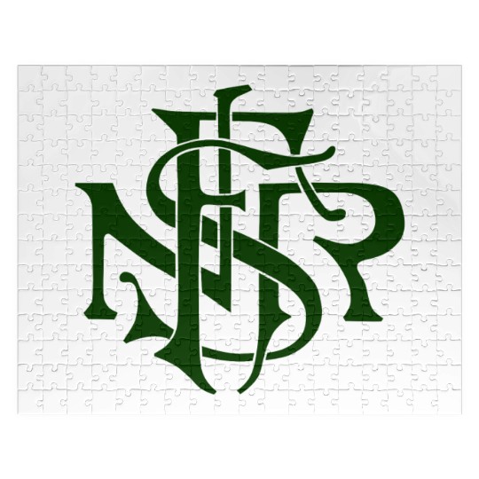 Our Lady of the Rosary of Fátima - NSRF monogram Jigsaw Puzzles