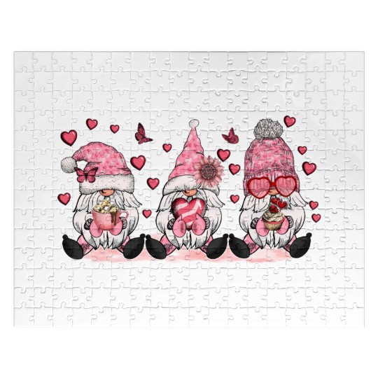 Gnomes Valentines Revelin Jigsaw Puzzles
