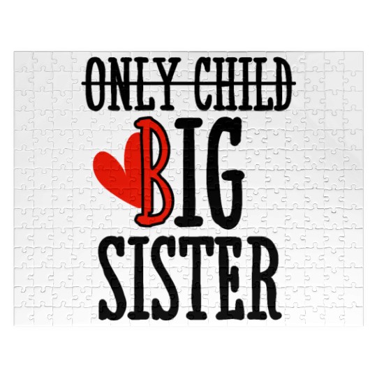Kids Only Child Big sister 2024 Jigsaw Puzzles