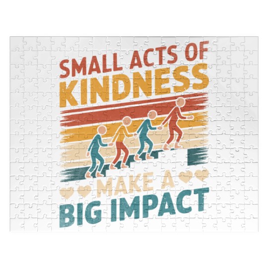 Small Acts of Kindness - Make a Big Impact Jigsaw Puzzles