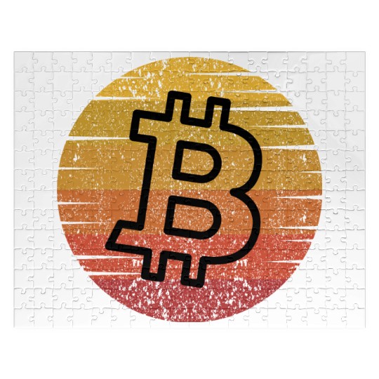 Retro Vintage Bitcoin Jigsaw Puzzles Crypto Trader Jigsaw Puzzles