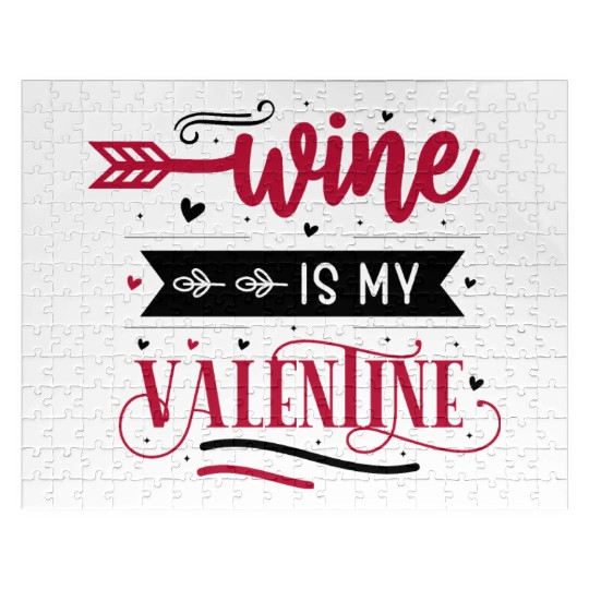 Valentine Retro, Happy Valentines Day Jigsaw Puzzles