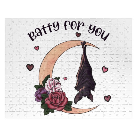 Batty For You, Valentine Retro Jigsaw Puzzles