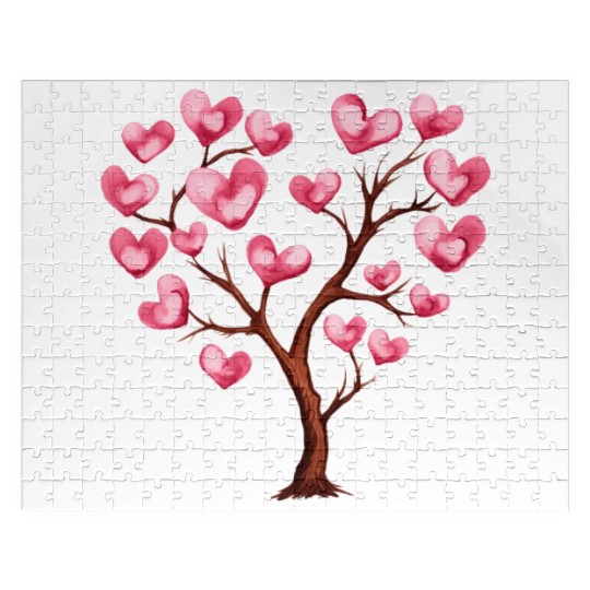 Heart Tree, Valentines Day Jigsaw Puzzles