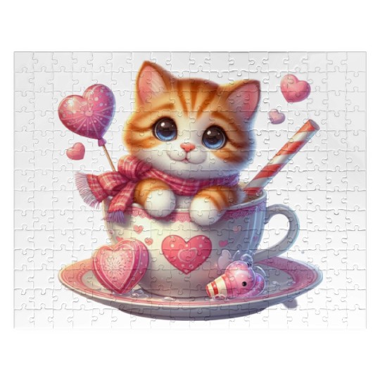 Happy Valentines Day, Valentin Retro Jigsaw Puzzles