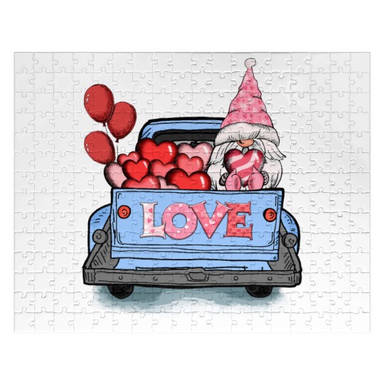Gnomes Valentines Revelin Jigsaw Puzzles