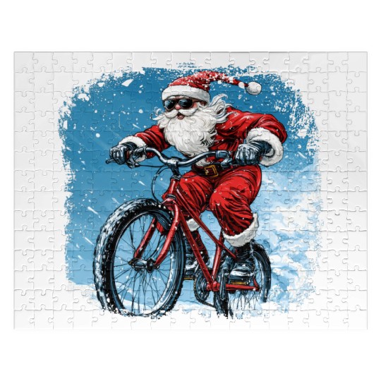 Biker Christmas Jigsaw Puzzles