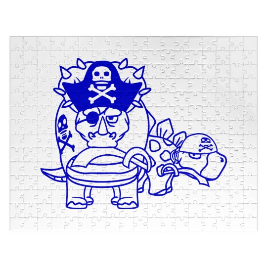 Triceratops Stegosaurus 2 Dinosaur Pirates Dinos Jigsaw Puzzles