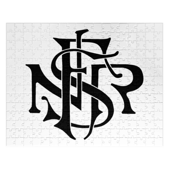 Our Lady of the Rosary of Fátima - NSRF monogram Jigsaw Puzzles