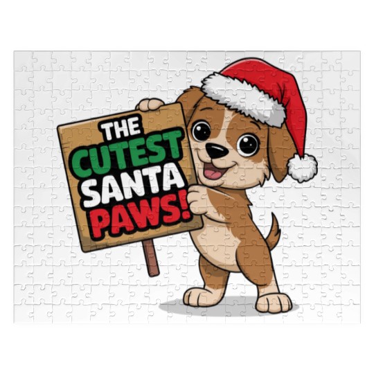 Cutest Santa Paws Jigsaw Puzzles