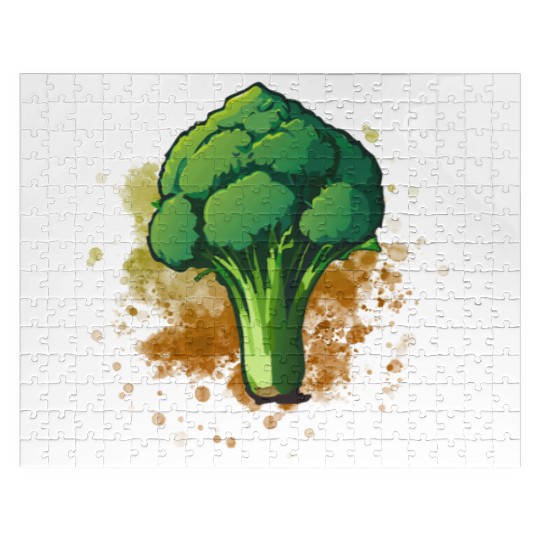 Vegetarian Vegan Broccoli Jigsaw Puzzles