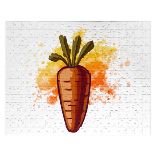 Vegetarian Veganer Carrot Jigsaw Puzzles