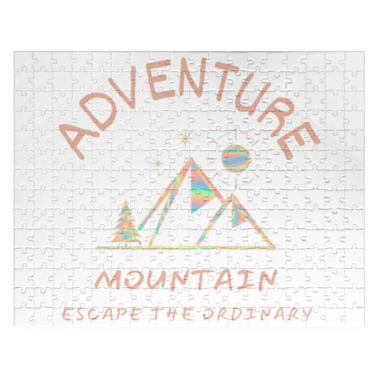 Adventure- mountain escape the ordinary Jigsaw Puzzles