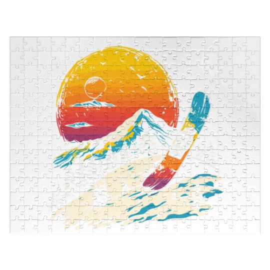 Snowboarding Portrait Jigsaw Puzzles