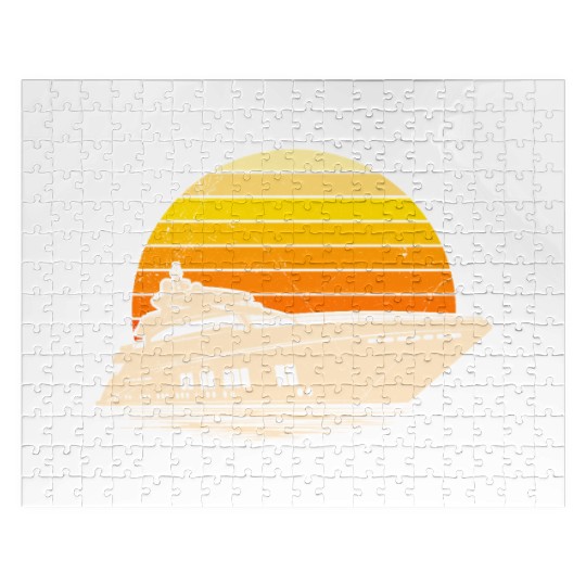 Florida ESCAPE TO KEY-WEST Sailing Florida Jigsaw Puzzles