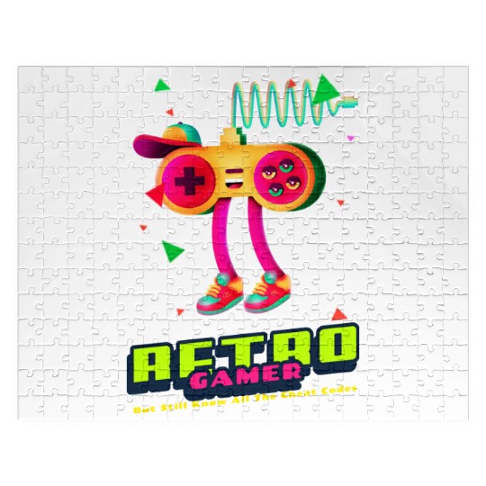 Retro Gamer But still know all the cheat codes Jigsaw Puzzles