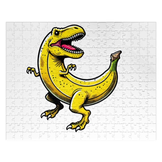 Bananasaurus REX – Funny T-Rex Banana Design Jigsaw Puzzles