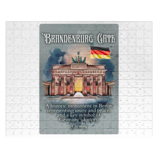Brandenburg Gate A historic monument in Germany V3 Jigsaw Puzzles