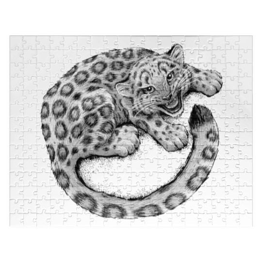 Snow Leopard Cub Jigsaw Puzzles