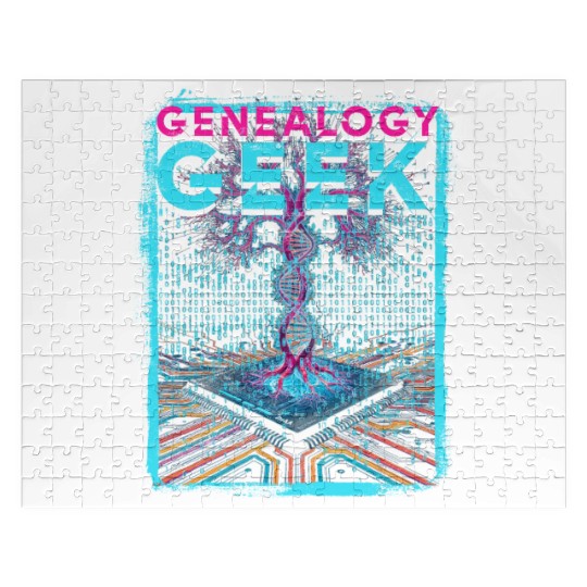 Genealogy Genealogist Ancestry Genealogy Geek Jigsaw Puzzles