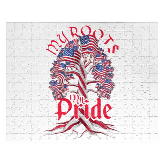 Genealogy Genealogist USA My Roots My Pride Jigsaw Puzzles