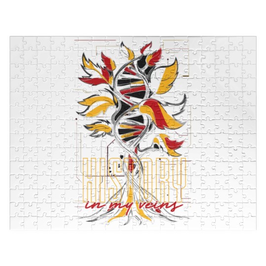 Genealogy Genealogist German History In My Veins Jigsaw Puzzles