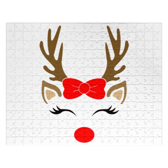 Reindeer girl, Christmas Jigsaw Puzzles