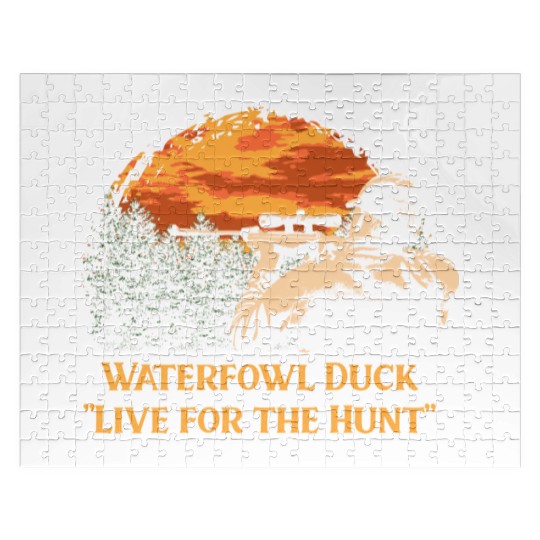 Waterfowl Duck Live for the Hunt Cast Around Jigsaw Puzzles