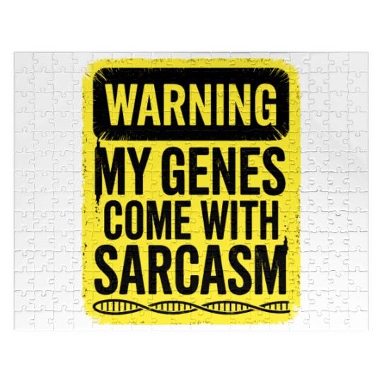 Sarcastic Genealogy DNA Test Genetics Biologist Jigsaw Puzzles