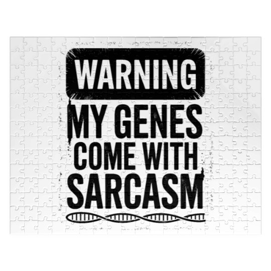 Sarcastic Genealogy DNA Test Genetics Biologist Jigsaw Puzzles