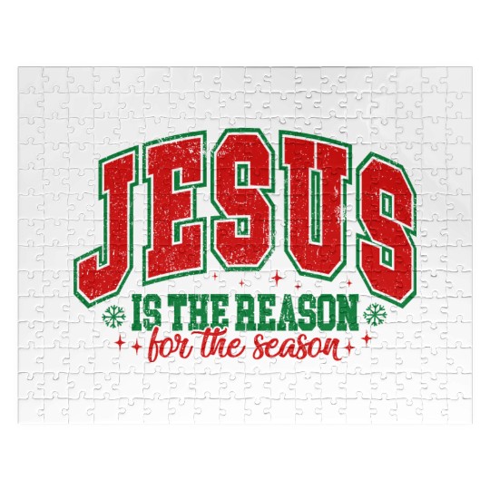 Jesus is the reason for the season Jigsaw Puzzles