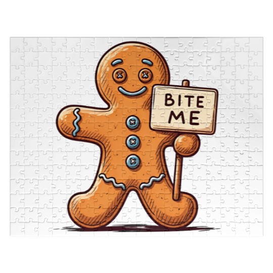 Sassy Gingerbread Man Jigsaw Puzzles