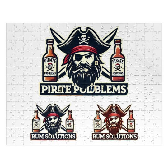 Pirate Problems Rum Solutions Jigsaw Puzzles