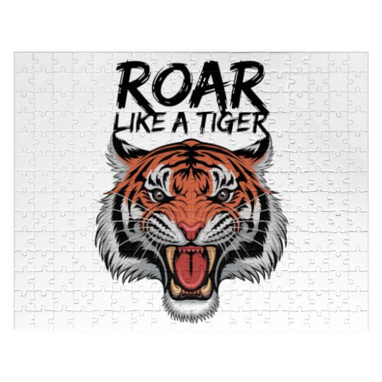 Roaring Tiger Spirit Jigsaw Puzzles