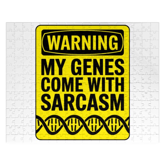 Sarcastic Genealogy DNA Test Genetics Biologist Jigsaw Puzzles