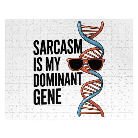 Sarcastic Genealogy DNA Test Genetics Biologist Jigsaw Puzzles
