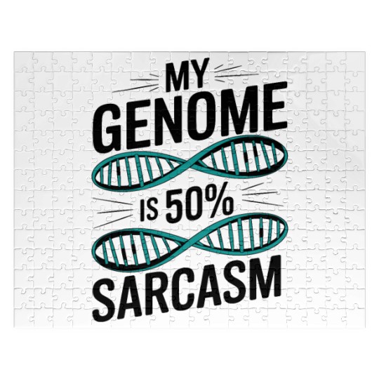 Sarcastic Genealogy DNA Test Genetics Biologist Jigsaw Puzzles