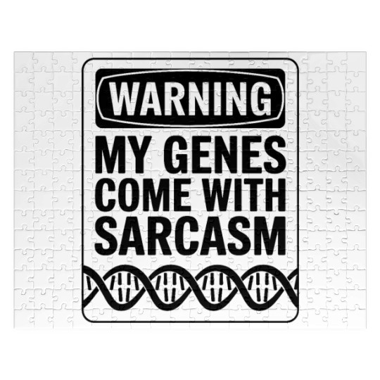 Sarcastic Genealogy DNA Test Genetics Biologist Jigsaw Puzzles