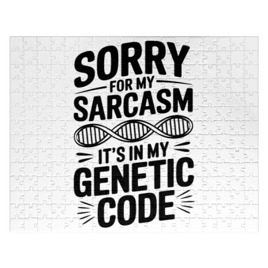 Sarcastic Genealogy DNA Test Genetics Biologist Jigsaw Puzzles