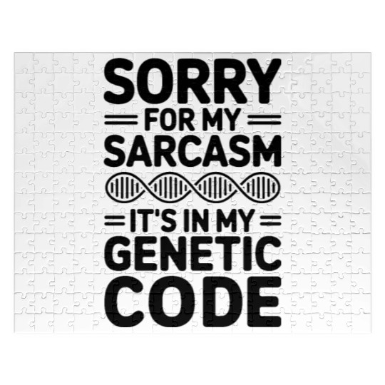 Sarcastic Genealogy DNA Test Genetics Biologist Jigsaw Puzzles